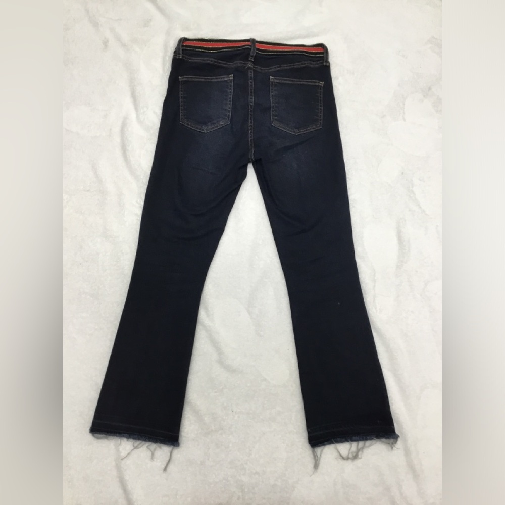 Veronica Beard Carolyn Baby Boot High Rise Stretch Tuxedo Waist Jeans SZ 27 - Picture 8 of 12